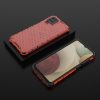 RMPACK Samsung Galaxy A12 Ütésállókivitel Szilikon Tok Honeycomb Shock-Proof TPU Piros