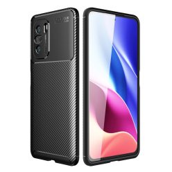   RMPACK Xiaomi Poco F3 / Redmi 11i Tok Szilikon TPU NEW Carbon Fiber - Karbon Minta Fekete
