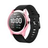 RMPACK Haylou Solar LS05 Védőkeret Kijelzővédő TPU Szilikon Fényes Pink