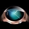 RMPACK Huawei Watch 3 Pro Védőkeret Kijelzővédő + Üvegfólia Tempered Glass 2in1 Rózsaarany