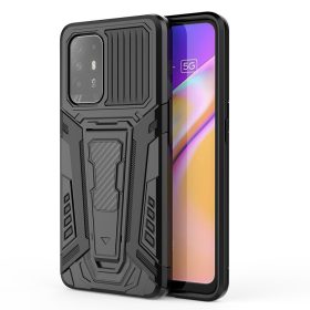   RMPACK Oppo Reno 5 Z 5G Tok Armor Defender Kitámasztható 2in1 Ütésállókivitel Fekete