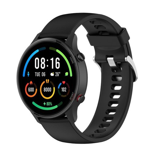 RMPACK Xiaomi Mi Watch Pótszíj Óraszíj Szilikon Trendy Style Fekete