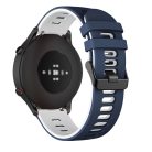 RMPACK Xiaomi Mi Watch Óraszíj Szilikon Pótszíj Sport Style Sötétkék/Fehér