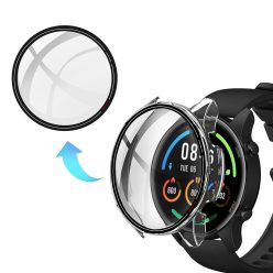   RMPACK Xiaomi Mi Watch Védőkeret Protetive Cover 2in1 Üvegfóliával Tempered Glass 2in1 Áttetsző