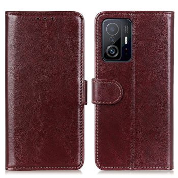 RMPACK Xiaomi 11T / 11T Pro Notesz Tok Business Series Kitámasztható Bankkártyatartóval Barna   RMPACK Xiaomi 11T / 11T Pro Notesz Tok Business Series Kitámasztható Bankkártyatartóval Barna