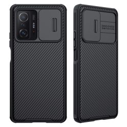   RMPACK Xiaomi 11T / 11T Pro Nillkin Tok CamShield Kameravédővel Ütésállókivitel Fekete
