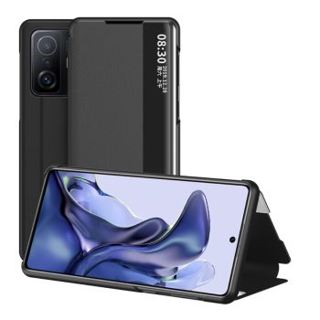 RMPACK Xiaomi 11T / 11T Pro Notesz Tok Ablakos View Window Series Kitámasztható Fekete   RMPACK Xiaomi 11T / 11T Pro Notesz Tok Ablakos View Window Series Kitámasztható Fekete