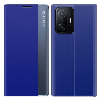 RMPACK Xiaomi 11T / 11T Pro Notesz Tok ELEGANT Style Ablakos View Window Series Kitámasztható Kék   RMPACK Xiaomi 11T / 11T Pro Notesz Tok ELEGANT Style Ablakos View Window Series Kitámasztható Kék