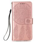 RMPACK Xiaomi 11T / 11T Pro Notesz Tok Dream Catcher - Álomfogó Mintás Kártyartóval- Kitámasztható Rózsaarany