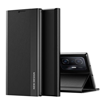 RMPACK Xiaomi 11T / 11T Pro Notesz Tok New Design Series Kitámasztható Mágneses Fekete   RMPACK Xiaomi 11T / 11T Pro Notesz Tok New Design Series Kitámasztható Mágneses Fekete