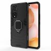 RMPACK Honor 50 / Huawei Nova 9 Védőtok Ring Guard Gyűrűs 2in1 Tok Ütésálló - Kitámasztható TPU Hybrid Fekete