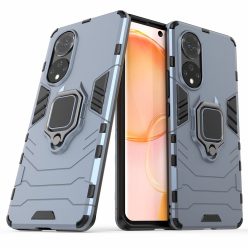   RMPACK Honor 50 / Huawei Nova 9 Védőtok Ring Guard Gyűrűs 2in1 Tok Ütésálló - Kitámasztható TPU Hybrid Kék