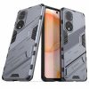 RMPACK Honor 50 / Huawei Nova 9 Tok Ütésállókivitel Kitámasztható PC + TPU 2in1 Anti-Drop Series Kameralencse védelemmel Szürke