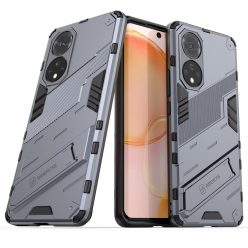   RMPACK Honor 50 / Huawei Nova 9 Tok Ütésállókivitel Kitámasztható PC + TPU 2in1 Anti-Drop Series Kameralencse védelemmel Szürke