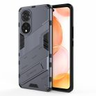 RMPACK Honor 50 / Huawei Nova 9 Tok Ütésállókivitel Kitámasztható PC + TPU 2in1 Anti-Drop Series Kameralencse védelemmel Szürke