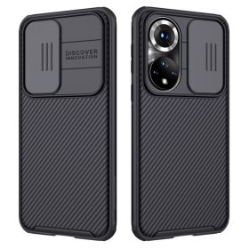   RMPACK Honor 50 / Huawei Nova 9 Nillkin Tok CamShield Kameravédővel Ütésállókivitel Fekete