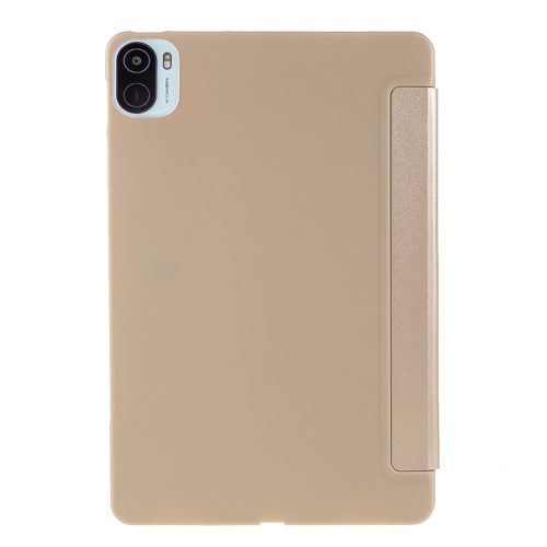 RMPACK Xiaomi Pad 5 / Pad 5 Pro Notesz Tok SmartCase 2in1 PU+TPU Kitámasztható AutoWakeUp/Sleep Funkcióval Arany