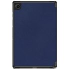 RMPACK Samsung Galaxy A8 10.5 X200/X205 Tok Business Series Kitámasztható Tri-Fold Series Mágneses Ébresztő Funkcióval Kék