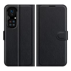   RMPACK Huawei P50 Pro Notesz Tok Business Series Kitámasztható Bankkártyatartóval Fekete