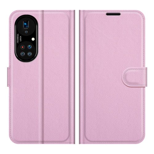 RMPACK Huawei P50 Pro Notesz Tok Business Series Kitámasztható Bankkártyatartóval Rózsaszín