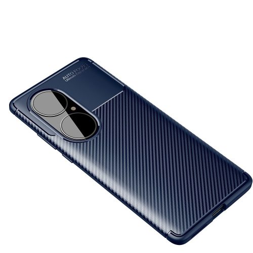 RMPACK Huawei P50 Pro Tok Szilikon TPU NEW Carbon Fiber - Karbon Minta Kék