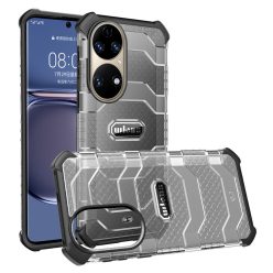   RMPACK Huawei P50 Pro Szilikon Tok Ütésálló Kivitel 2in1 Military TPU+PC Explorer Fekete