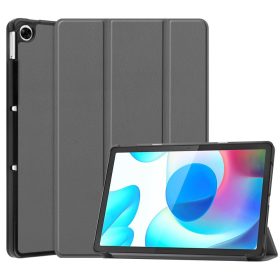   RMPACK Realme Pad 10.4 Tok Tri-Fold Series Notesz Kitámasztható Szürke