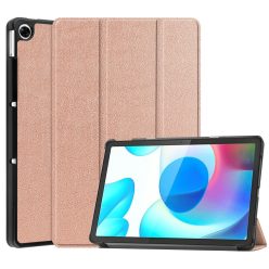   RMPACK Realme Pad 10.4 Tok Tri-Fold Series Notesz Kitámasztható Rózsaarany