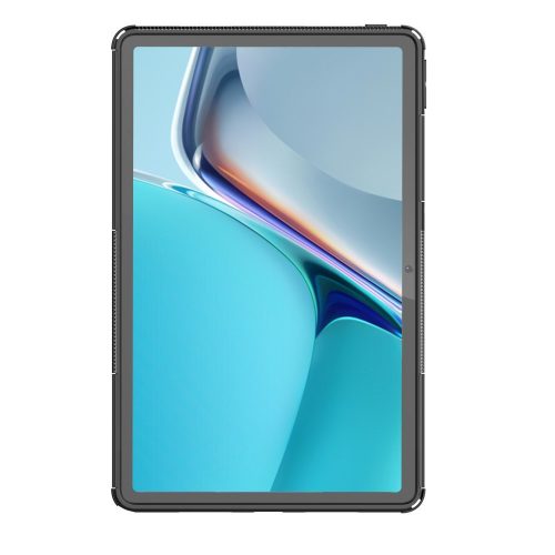 RMPACK Realme Pad 10.4 Tok Ütésállókivitel 2in1 Kitámasztható Csúszásgátló Tire Series Fekete