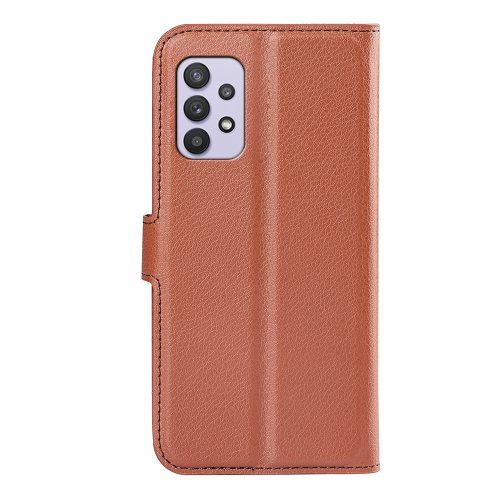 RMPACK Samsung Galaxy A53 5G Notesz Tok Business Series Kitámasztható Bankkártyatartóval Barna