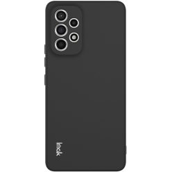   RMPACK Samsung Galaxy A53 5G Szilikon Tok IMAK UC-2 Series Solid Color TPU Lencsevédővel Fekete