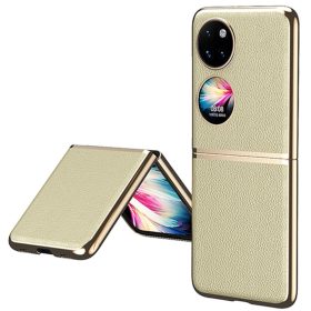   RMPACK Huawei P50 Pocket Tok Electro Style Bőrmintázattal Arany