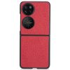 RMPACK Huawei P50 Pocket Tok Croco Bőrmintázattal Premium Style Piros