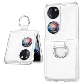   RMPACK Huawei P50 Pocket Tok Ring Style Gyűrűs Metal Series Fényes Áttetsző