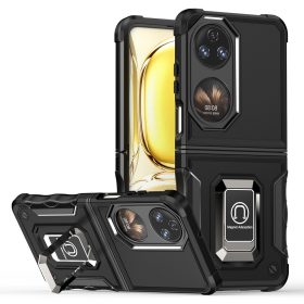   RMPACK Huawei P50 Pocket Tok Hybrid Series Ütésállókivitel 2in1 Fekete