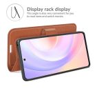 RMPACK Huawei Nova 9 SE Notesz Tok Business Series Kitámasztható Bankkártyatartóval Barna