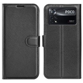   RMPACK Xiaomi Poco X4 Pro 5G Notesz Tok Business Series Kitámasztható Bankkártyatartóval Fekete
