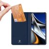 RMPACK Xiaomi Poco X4 Pro 5G Notesz Tok Dux Ducis Skin Pro Series Kitámasztható-Kártyatartóval Premium Style Kék