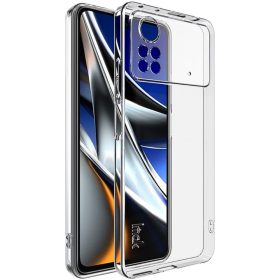   RMPACK Xiaomi Poco X4 Pro 5G Tok Szilikon TPU IMAK UX-5 Shock Lencsevédővel Flexible Áttetsző