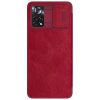 RMPACK Xiaomi Poco X4 Pro 5G Nillkin Bőrtok Notesz Kártyatartóval - Kitámasztható Premium Piros