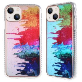   iPhone 13 6.1' Tok Szilikon Mintás WaterColor Series TPU A01