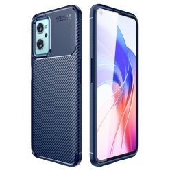   RMPACK Realme 9i Szilikon Tok New Carbon Series Mintázattal Kék