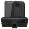 iPhone 12 / iPhone 12 Pro Szilikon Tok 2in1 Cool Tyre Kitámasztható Fekete