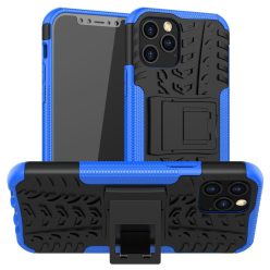   iPhone 12 / iPhone 12 Pro Szilikon Tok 2in1 Cool Tyre Kitámasztható Kék