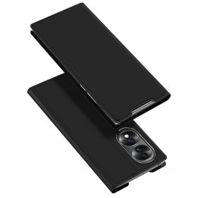   RMPACK Honor 70 5G Notesz Tok Dux Ducis Kártyatartóval Kitámasztható Premium Series Skin Pro Fekete