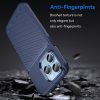 iPhone 14 Pro Szilikon Tok 2in1 Hybrid Thunder Twill Csúszásgátlókivitel Kék