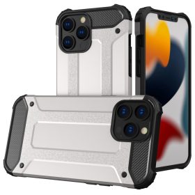   iPhone 14 Pro Tok Armor 2in1 Hybrid Ütésállókivitel TPU+PC Ezüst