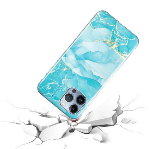iPhone 14 Pro Mintás Szilikon Tok Marble - Márvány Mintázattal TPU A04