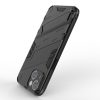 iPhone 14 Tok Ütésállókivitel Kitámasztható 2in1 Armor Hybrid Fekete