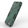 iPhone 14 Tok Ütésállókivitel Kitámasztható 2in1 Armor Hybrid Zöld